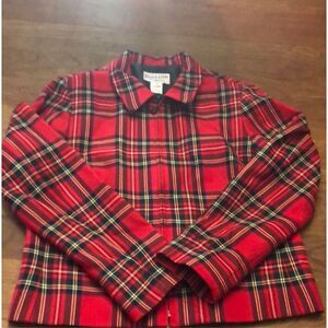 Pendleton VTG 100% virgin wool tartan plaid jacket